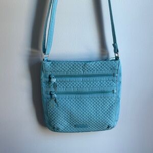 Vera Bradley Blue Quilted Cross Body Bag